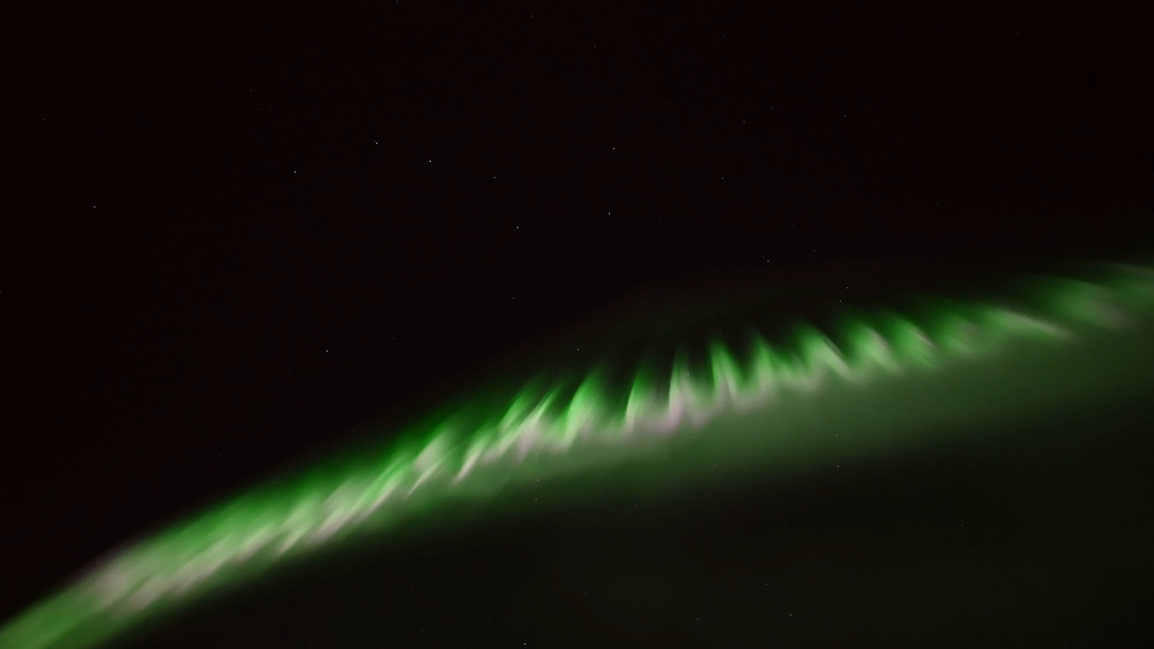 Real time video of aurora borealis beads from Alaska.